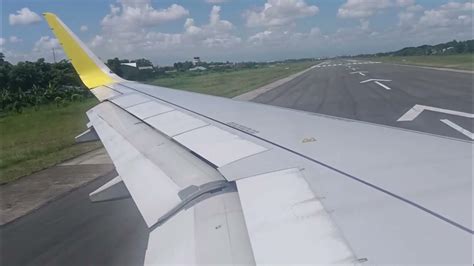 Cebu Pacific takes off from NAIA Terminal 3.
